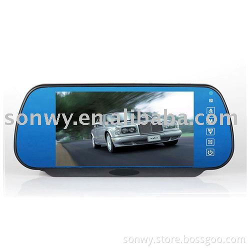 Bluetooth car rear view mirror A015